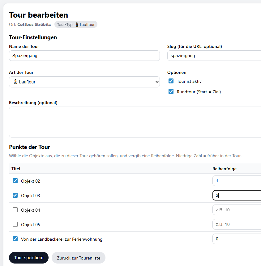 Beispiel: QR-Code-Schild an einem Gebäude